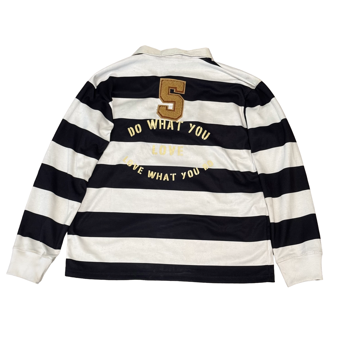 Black & White Rugby Polo