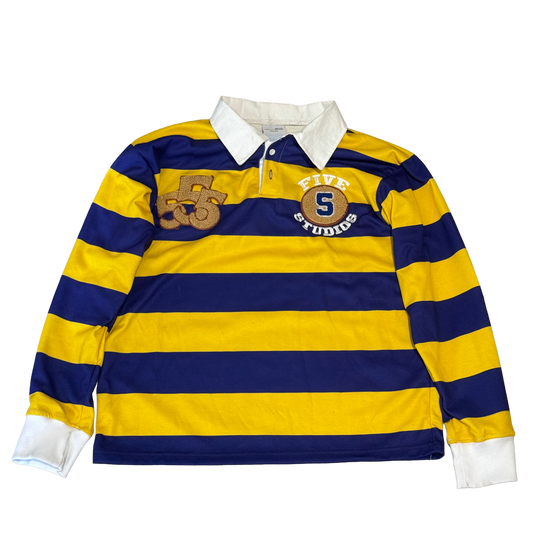 Blue & Yellow Rugby Polo