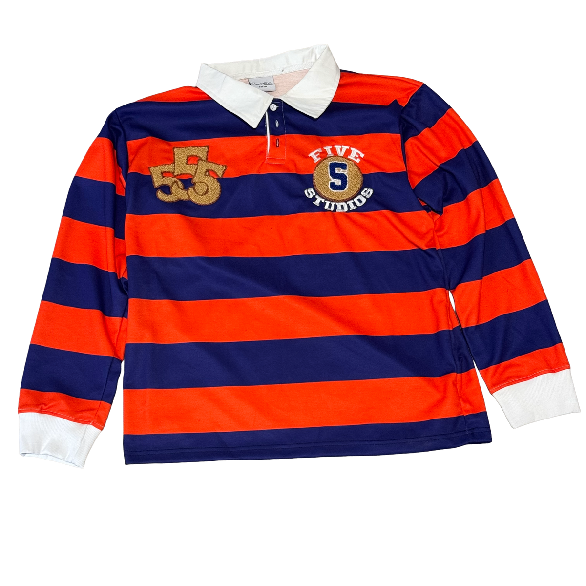 Blue & Orange Rugby Polo